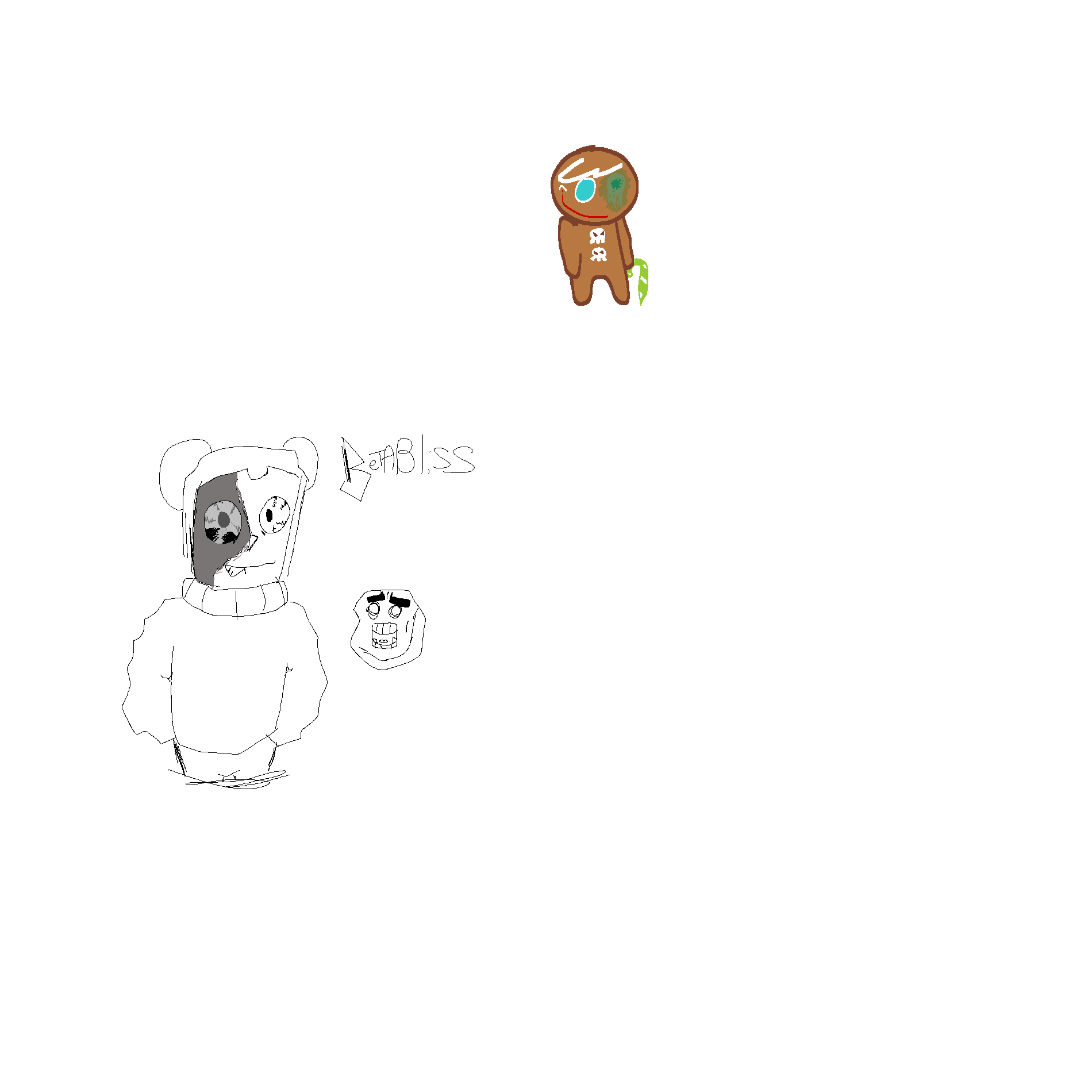 evil gingerbread man from the running cookie game